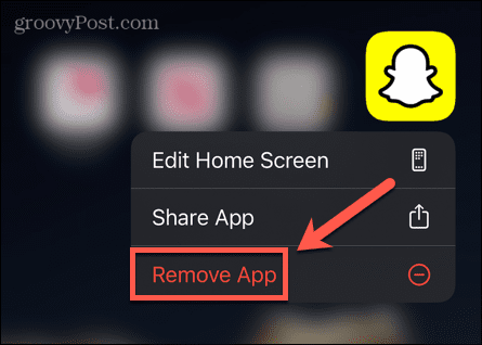 aplicativo de remoção do snapchat