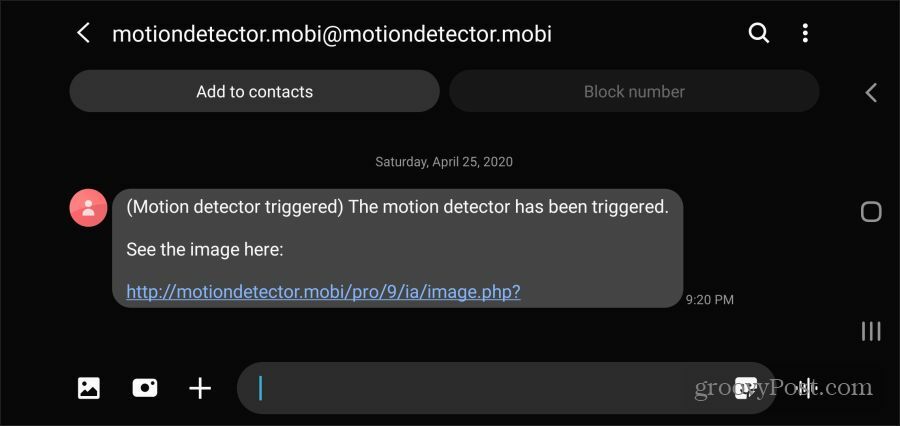 movimento mobi detectar sms