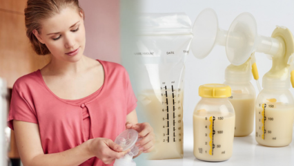 Como o leite materno é armazenado intacto? Como usar o leite ordenhado? Enquanto aquece leite ...