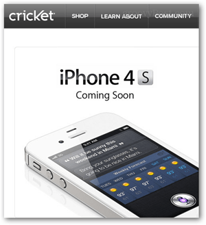 iphone 4s para críquete