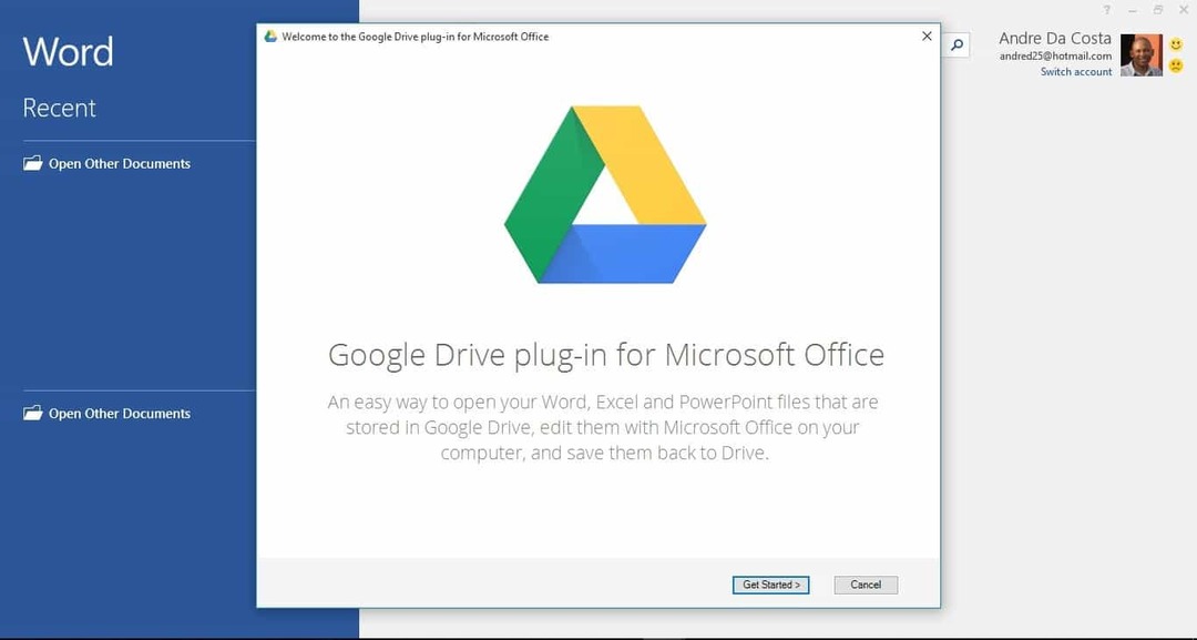 Plug-in do Google Drive