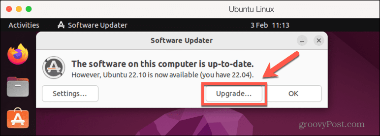 software de atualização linux