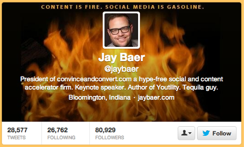 Jay Baer no Twitter