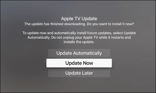 4 Atualizações da Apple TV