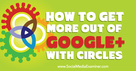 obtenha mais do google + com círculos
