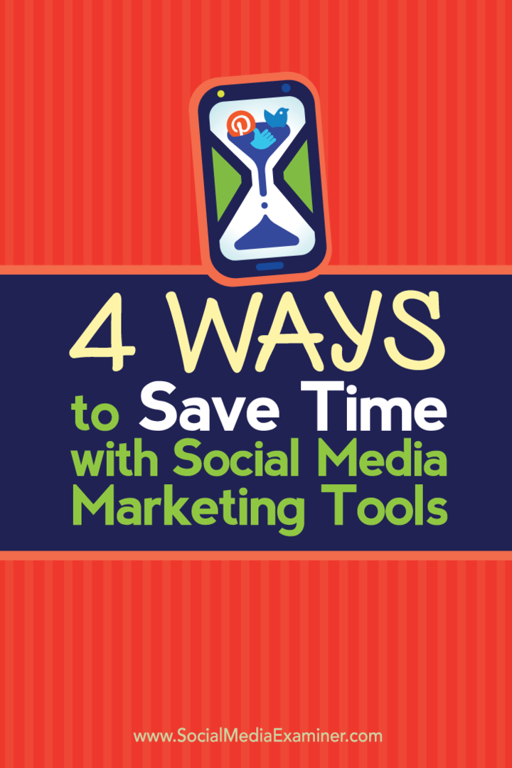 4 maneiras de economizar tempo com ferramentas de marketing de mídia social: examinador de mídia social