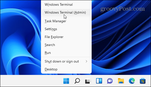 Administrador de terminais do Windows