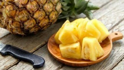 Fruta que remove edema no corpo: abacaxi