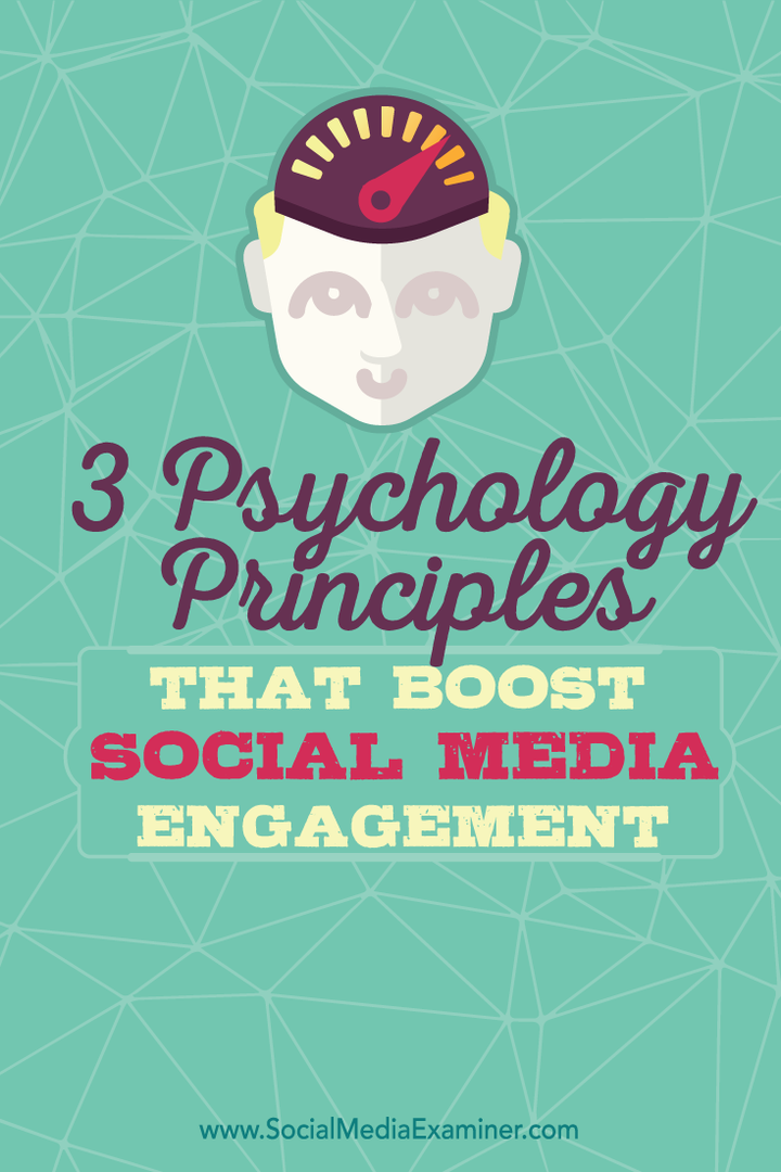 Três princípios psicológicos que impulsionam o engajamento na mídia social: examinador de mídia social