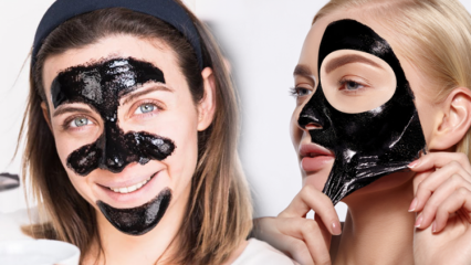 Quais são os benefícios de uma máscara preta? O método de aplicação de máscara preta na pele