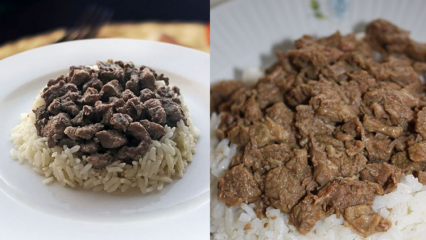Como fazer pilaf de carne com carne? Receita prática de mevlüt pilaf