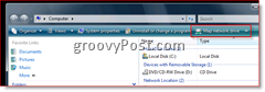 Mapeie uma unidade de rede no Windows 7, Vista e Server 2008 no Windows Explorer