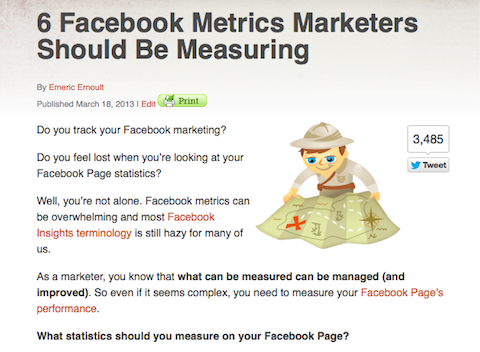 métricas do facebook
