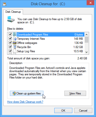 Limpeza do Windows 7 Service Pack