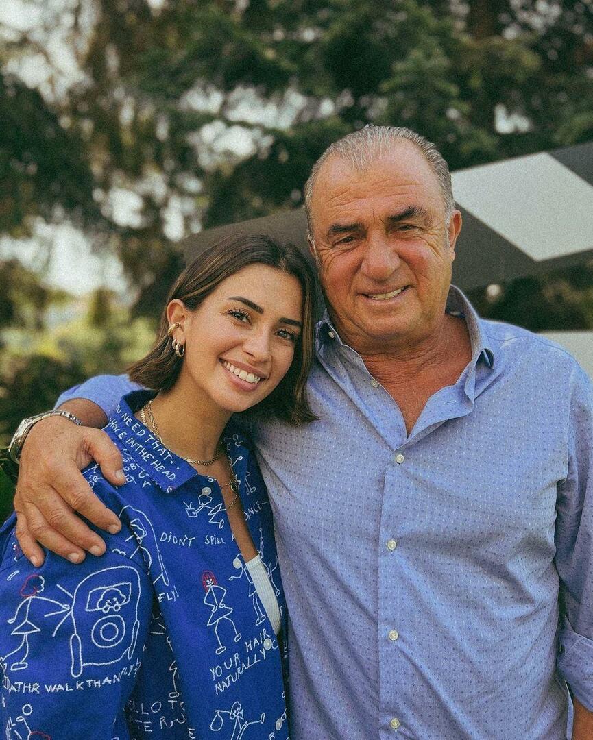 Fatih Terim e sua filha Buse Terim