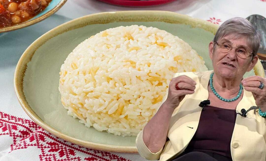 Aviso de arroz aos homens de Canan Karatay! O arroz causa queda de cabelo?