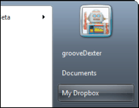 Groovy how to - dropbox no menu de início