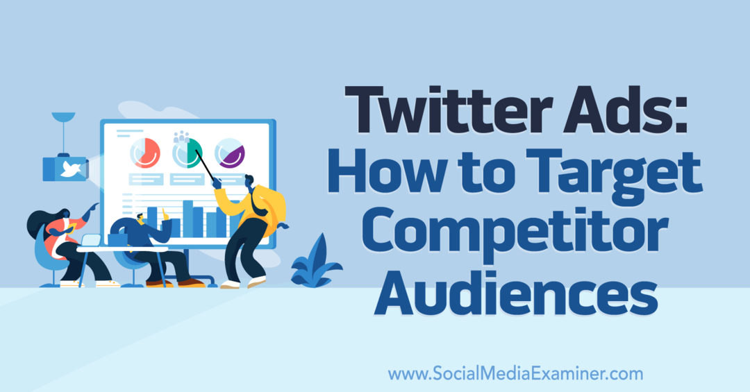 Anúncios do Twitter: Como segmentar o público-alvo da concorrência - Examinador de mídia social
