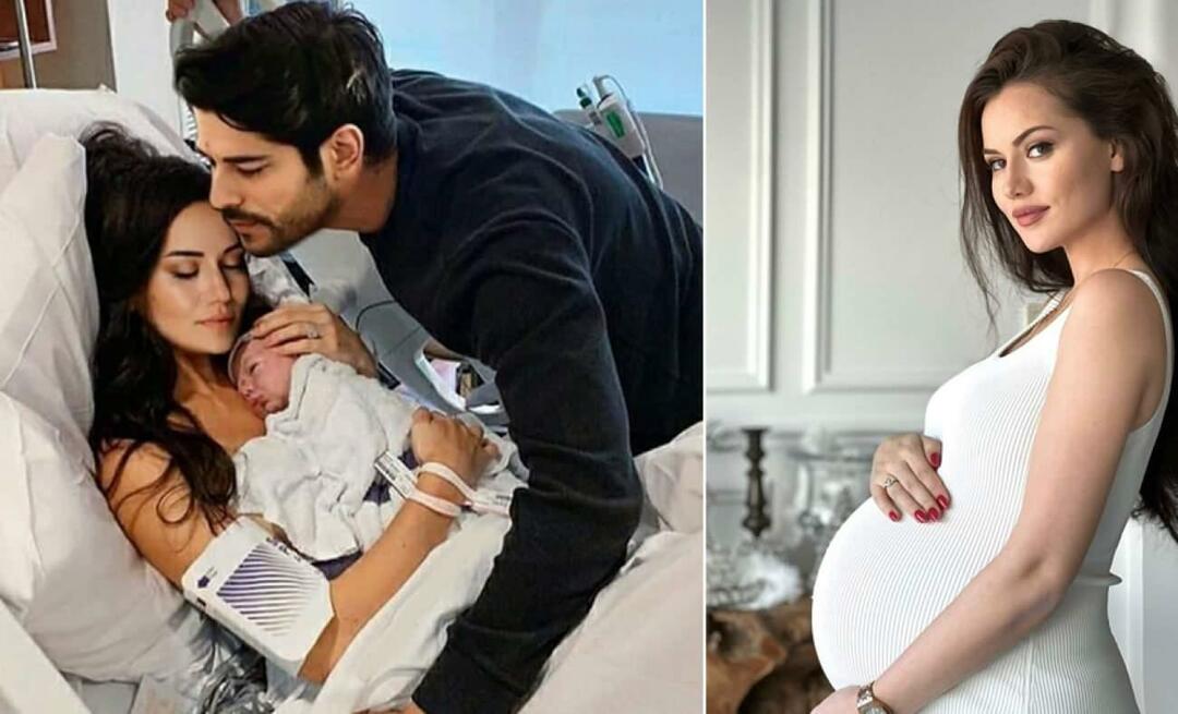 Fahriye Evcen e Burak Özçivit foram flagrados com seu segundo bebê Kerem pela primeira vez!