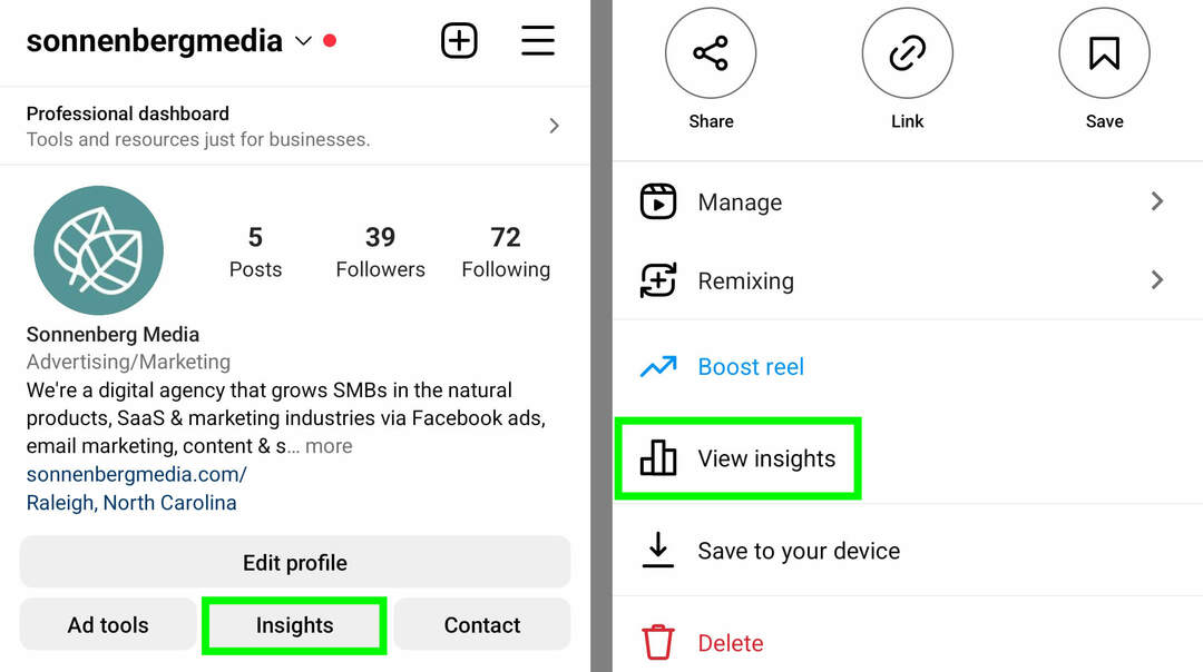 onde-encontrar-instagram-reels-insights-app-view-insights-sonnenbergmedia-example-3