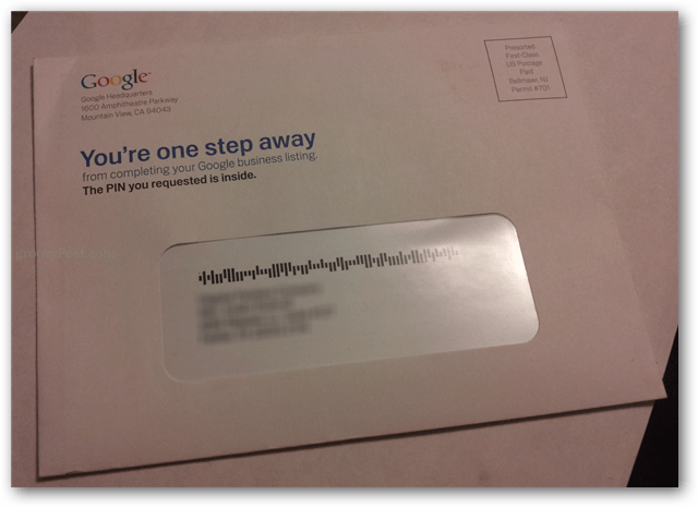 cartão postal do google da listagem de empresas