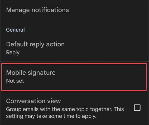 mudar assinatura no gmail