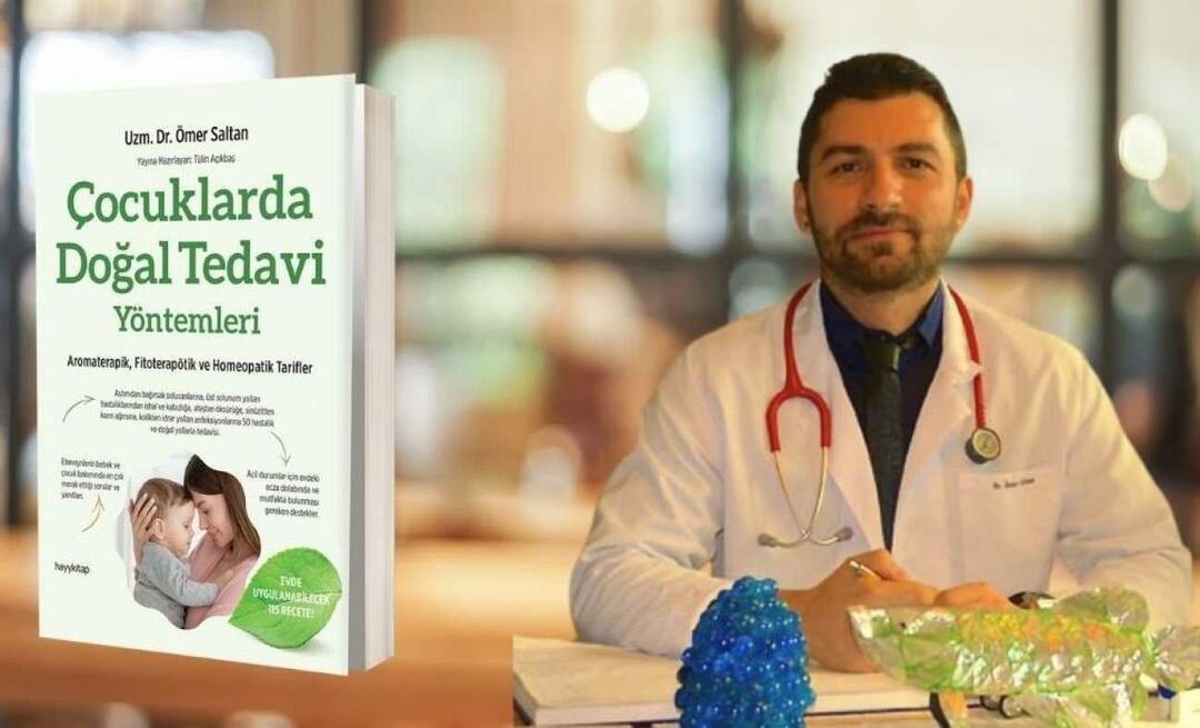 Exp. Dr. O novo livro de Ömer Saltan "Método de Tratamento Natural para Crianças" está nas prateleiras