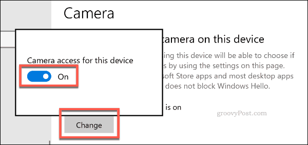 Desativando o acesso da câmera no Windows 10