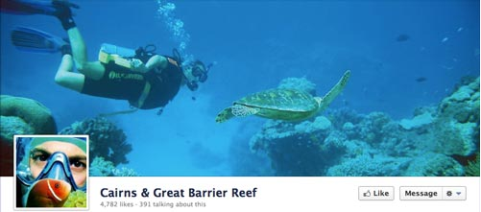 foto da capa da grande barreira de recifes de cairns