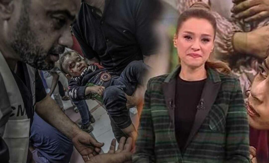 A apresentadora de notícias Cansın Helvacı não conseguiu conter as lágrimas ao relatar o massacre em Gaza!