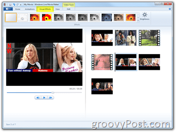 Microsoft Windows Live Movie Maker - Como fazer filmes caseiros Madonna
