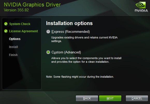 instalar drivers GPU