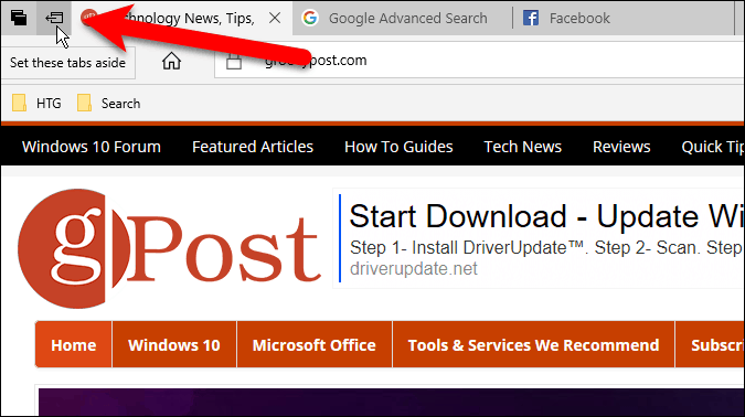 Como definir guias adicionais para mais tarde no Microsoft Edge usando grupos de guias