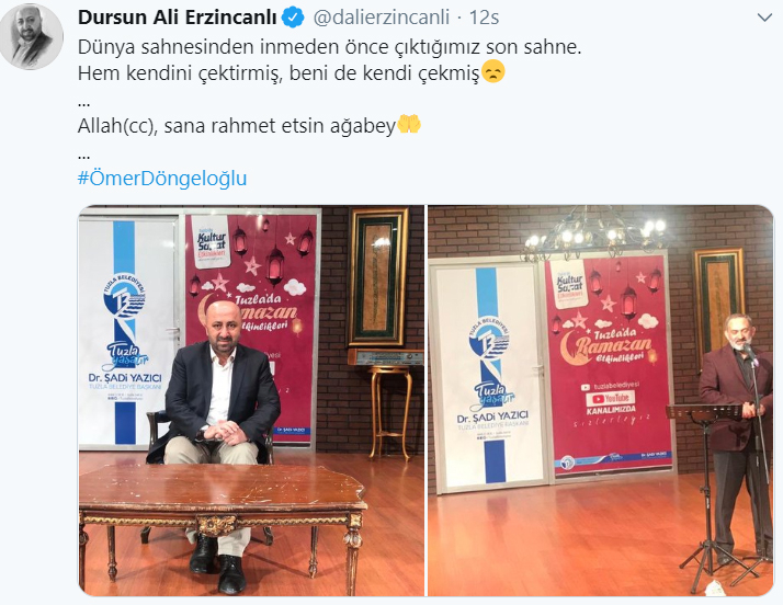 Dursun Ali Erzincanlıdan Ömer Döngeloğlu sharing