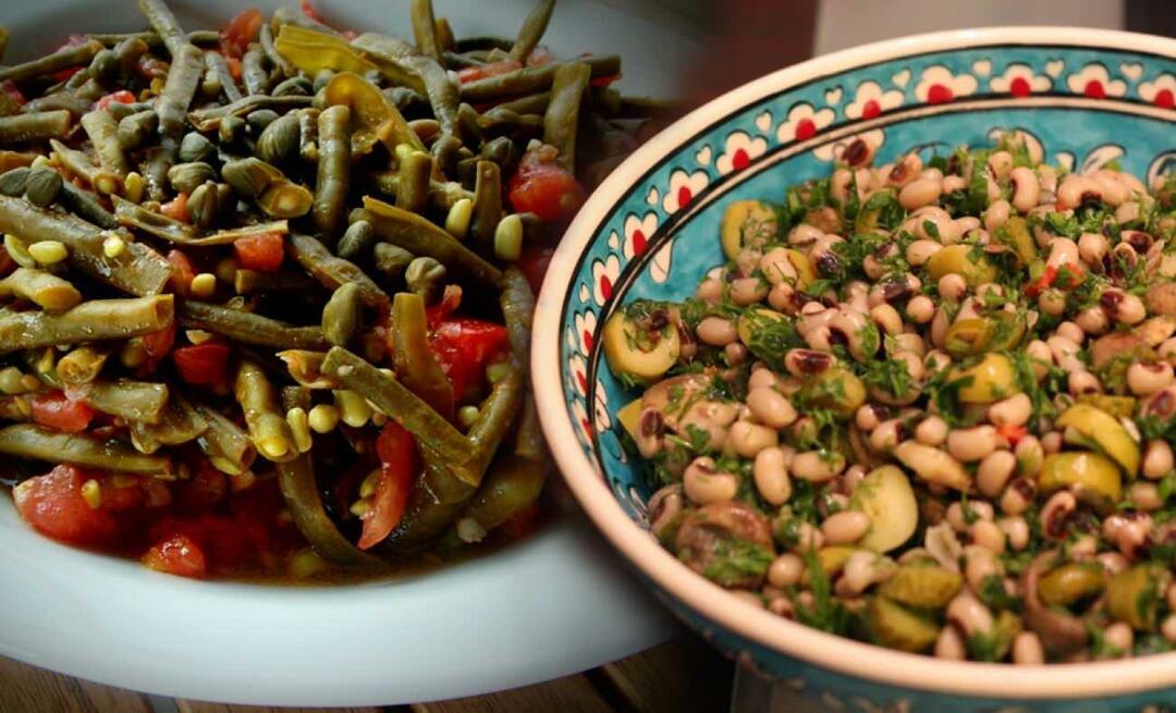 Como fazer salada de feijão-caupi, fresco e seco? Diferentes receitas de saladas com feijão fradinho...