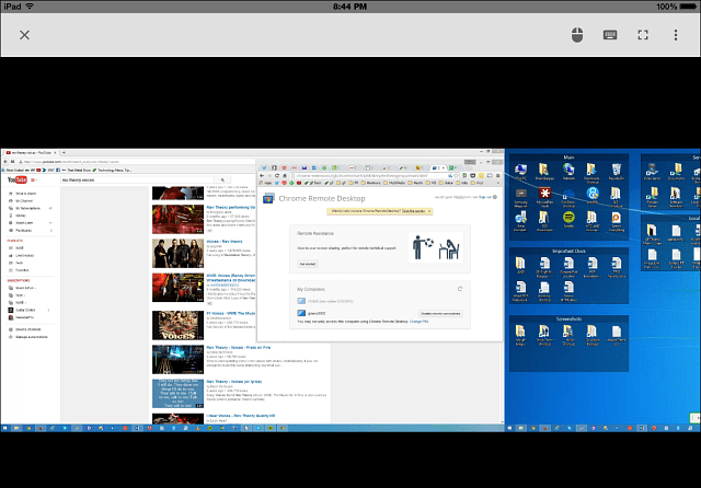comunicação remota no PC com Windows 8.1