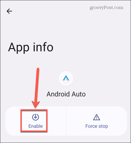 ativação automática do android