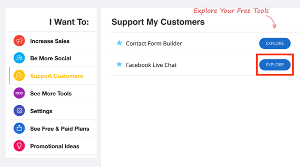 zotabox suporte clientes opção de chat ao vivo no Facebook