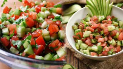 Receita de salada de dieta fácil e deliciosa: Como fazer salada de pastor? Calorias da salada de pastor