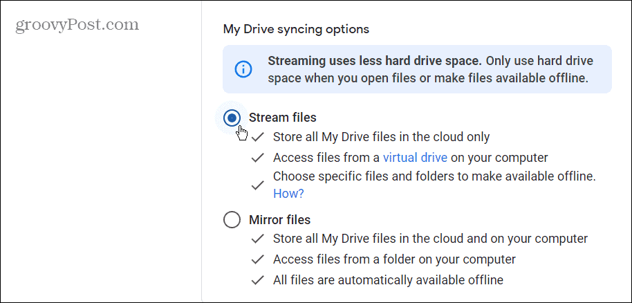 Adicionar o Google Drive ao Explorador de Arquivos