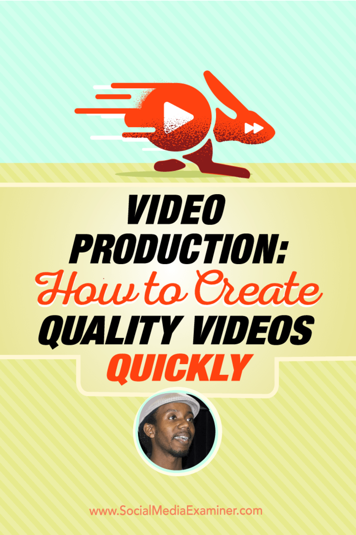 Produção de vídeo: como criar vídeos de qualidade rapidamente: examinador de mídia social
