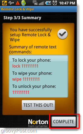 limpe seu telefone Android usando uma mensagem de texto