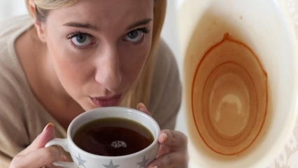 Como a mancha de café sai da xícara e da xícara?
