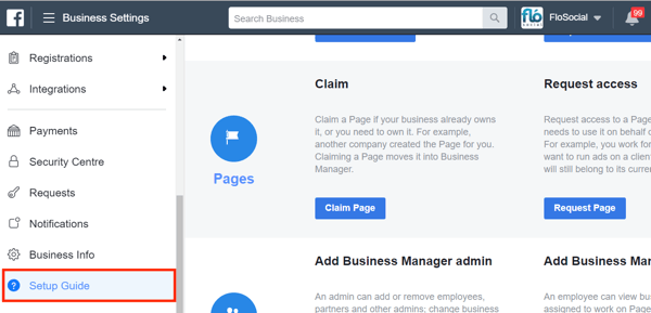 Use o Facebook Business Manager, Etapa 25.