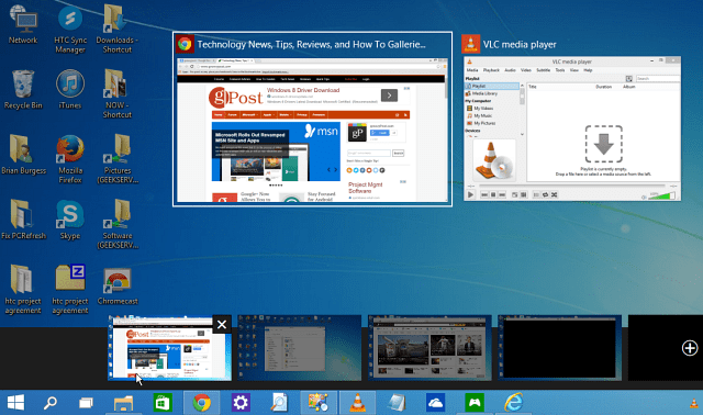 Tarefa Exibir Windows 10