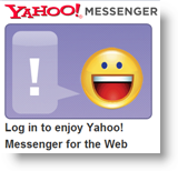 Cliente baseado na Web do Yahoo Messenger