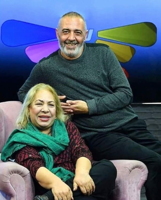 Dilber Ay e sua esposa İbrahim Karakaş