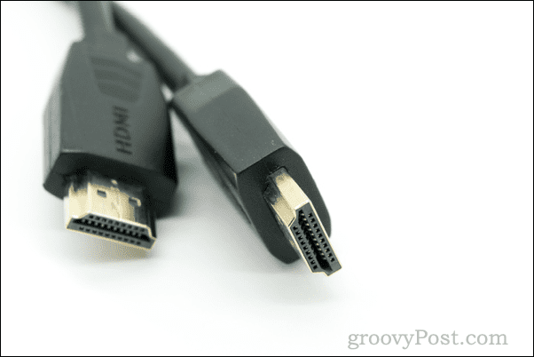 Exemplo de cabo HDMI