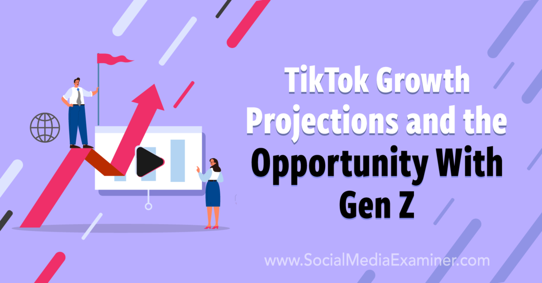 Projeções de crescimento da TikTok e a oportunidade com a geração Z: examinador de mídia social