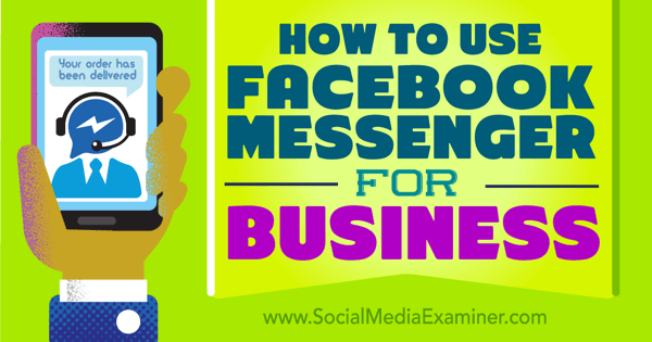 conectar e interagir com o Facebook Messenger